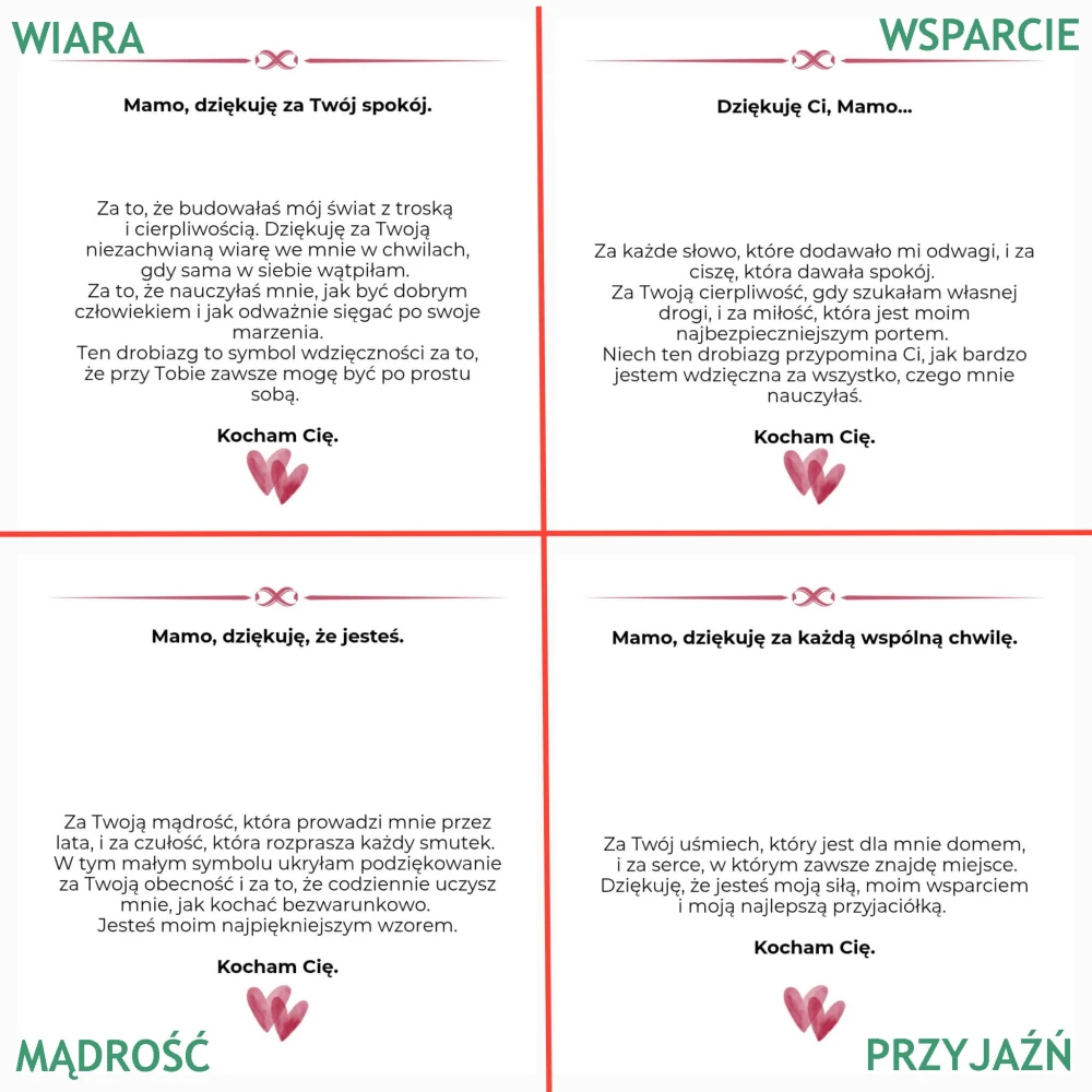 Słoneczna Energia i Spokój – Zestaw dla Mamy | Kamień Słoneczny i Rodonit | Prezent z dedykacją