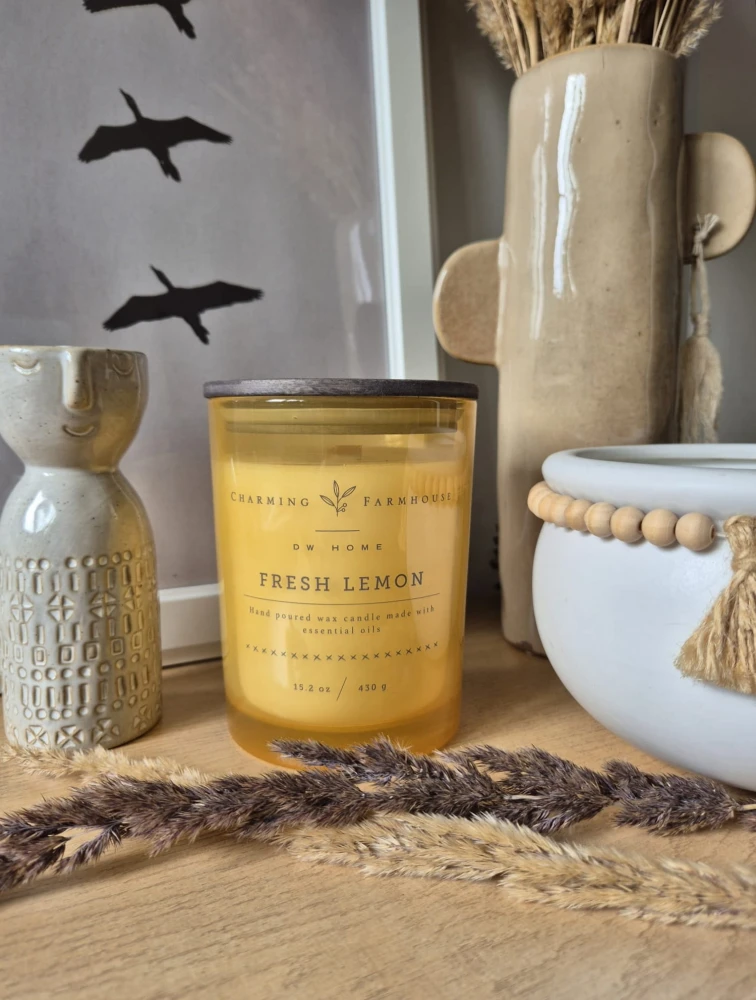 DW HOME Fresh Lemon - Świeca Cytryna 431g