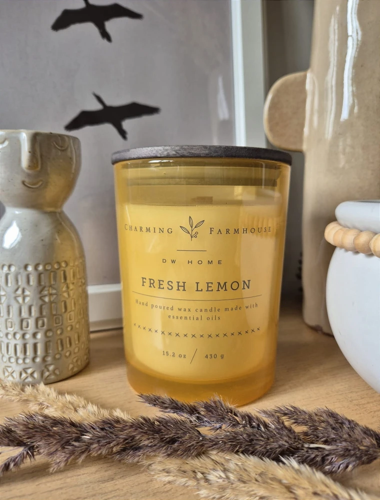 DW HOME Fresh Lemon - Świeca Cytryna 431g