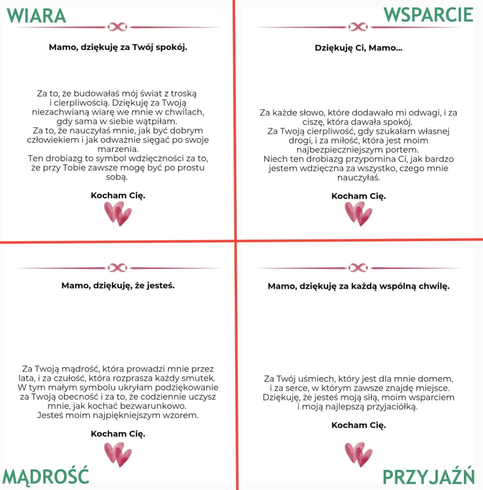 Równowaga i Spokój – Zestaw dla Mamy | Zielony Awenturyn i Agat | Prezent z dedykacją