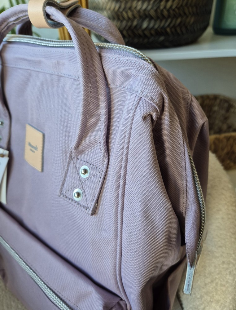 Himawari Plecak wodoodporny do pracy, na podróż, do szkoły i na uczelnię : kolor lawendowy