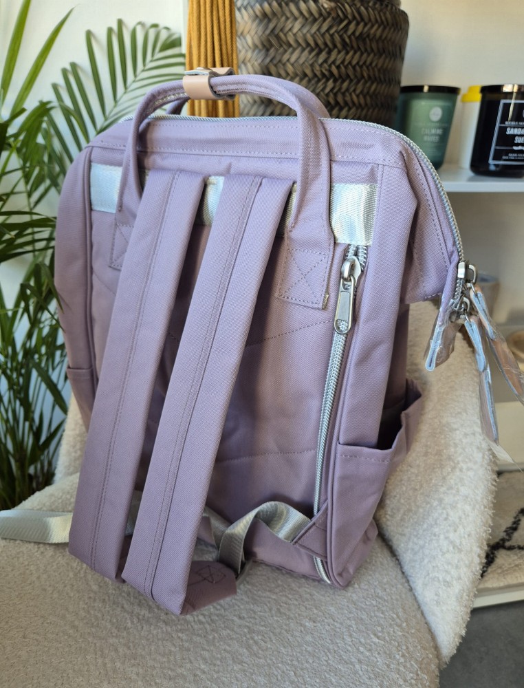 Himawari Plecak wodoodporny do pracy, na podróż, do szkoły i na uczelnię : kolor lawendowy