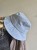Lniany kapelusz na lato | Bucket hat damski / męski 54-56cm | 100% len błękitn