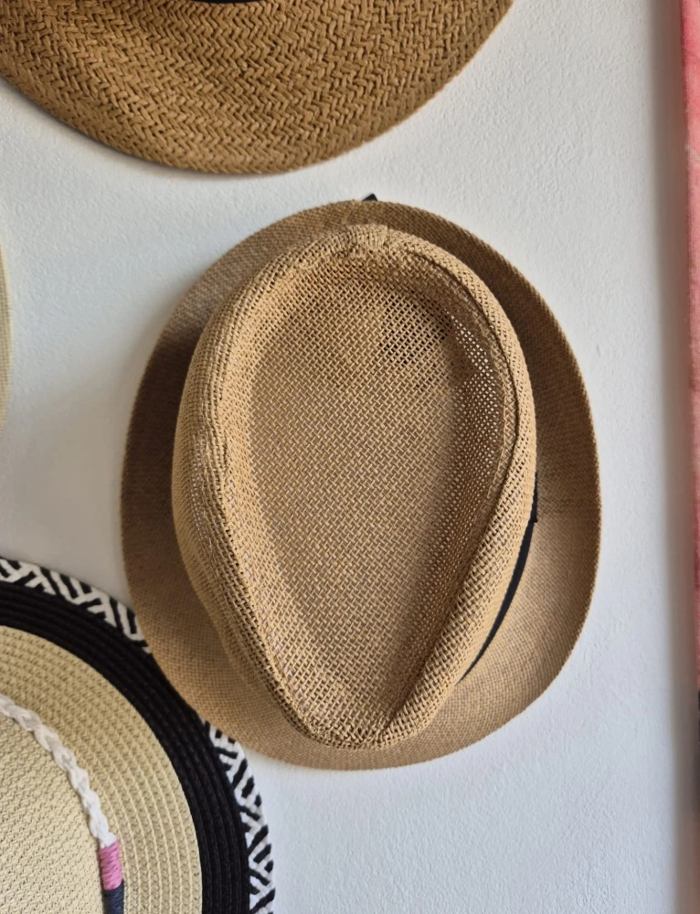 MARCO Klasyczny męski kapelusz typu trilby na lato | Kolor brązowy - Rozmiar 56cm