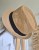 MARCO Klasyczny męski kapelusz typu trilby na lato | Kolor brązowy - Rozmiar 58cm