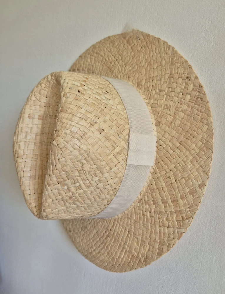 HAVANA Klasyczny damski kapelusz na lato | Kapelusz słomkowy na lato typu panama | Regulowany 53-56cm
