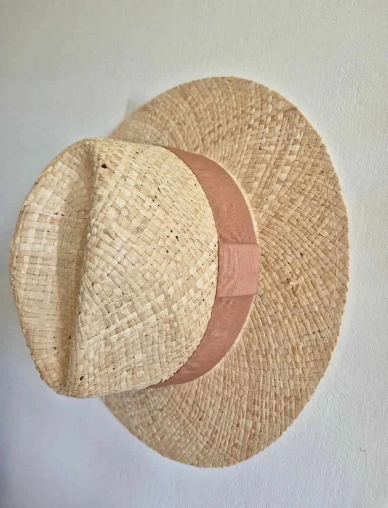 HAVANA Klasyczny damski kapelusz na lato | Kapelusz słomkowy na lato typu panama | Regulowany 53-56cm