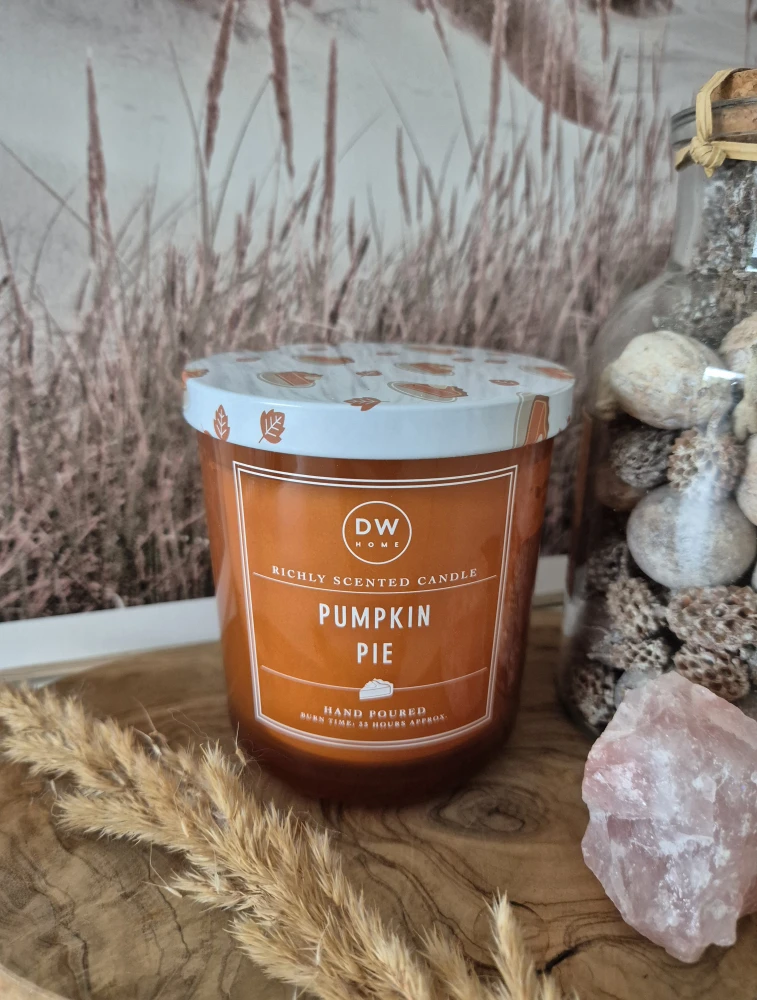DW HOME Pumpkin Pie - Świeca jesienna ciasto dyniowe z masłem i przyprawami korzennymi 266g