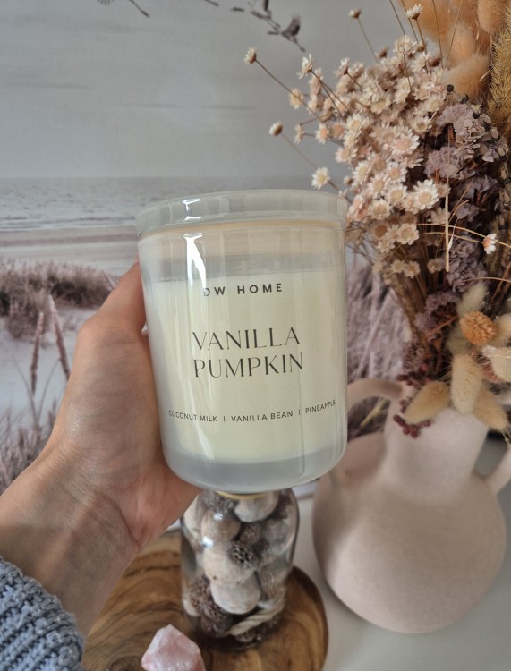 DW HOME Vanilla Pumpkin - Świeca jesienna wanilia, mleko kokosowe, ananas 255g