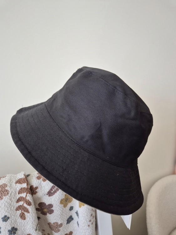 Double Bucket - Dwustronny letni kapelusz damski/Kolor brązowy 100% bawełna