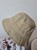 Lniany kapelusz na lato | Bucket hat damski - męski 54-56cm | 100% len, kolor brązowy