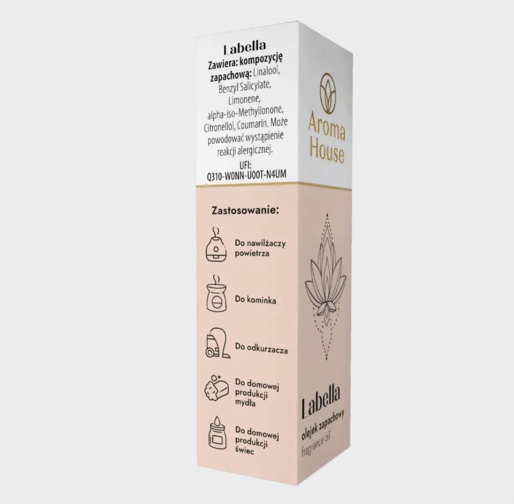Aroma House Olejek zapachowy Labella 10ml – do dyfuzora i codziennego sprzątania
