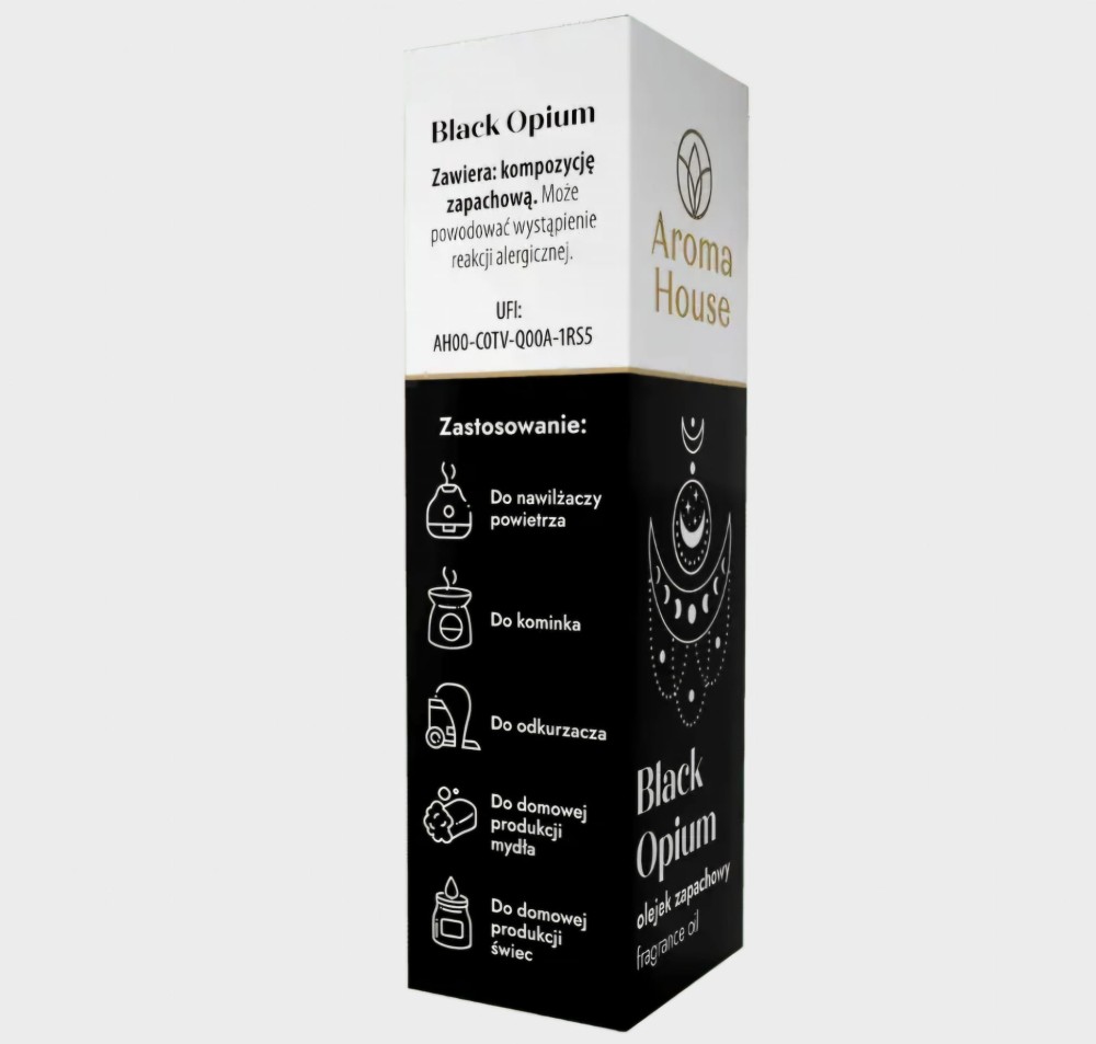 Aroma House Olejek zapachowy Black Opium 10ml – do dyfuzora i codziennego sprzątania