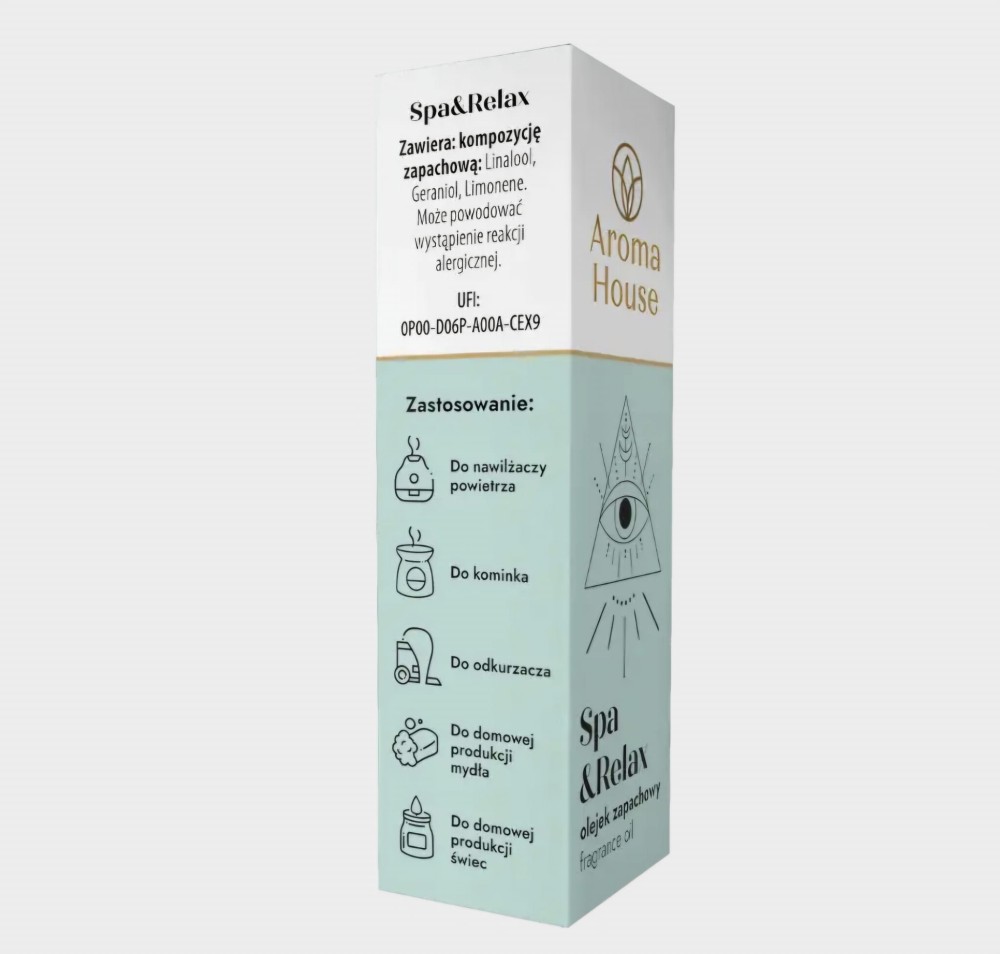 Aroma House Olejek zapachowy Spa i relax 10ml – do dyfuzora i codziennego sprzątania