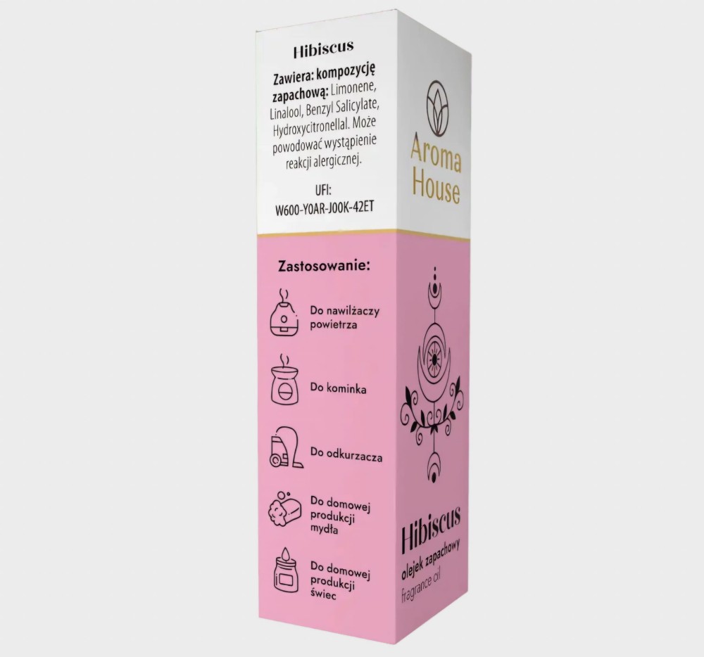 Aroma House Olejek zapachowy Hibiscus 10ml – do dyfuzora i codziennego sprzątania