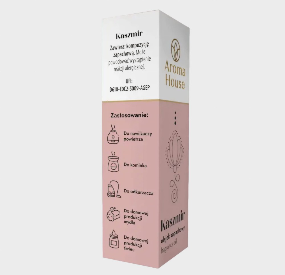 Aroma House Olejek zapachowy Kaszmir 10ml – do dyfuzora i codziennego sprzątania