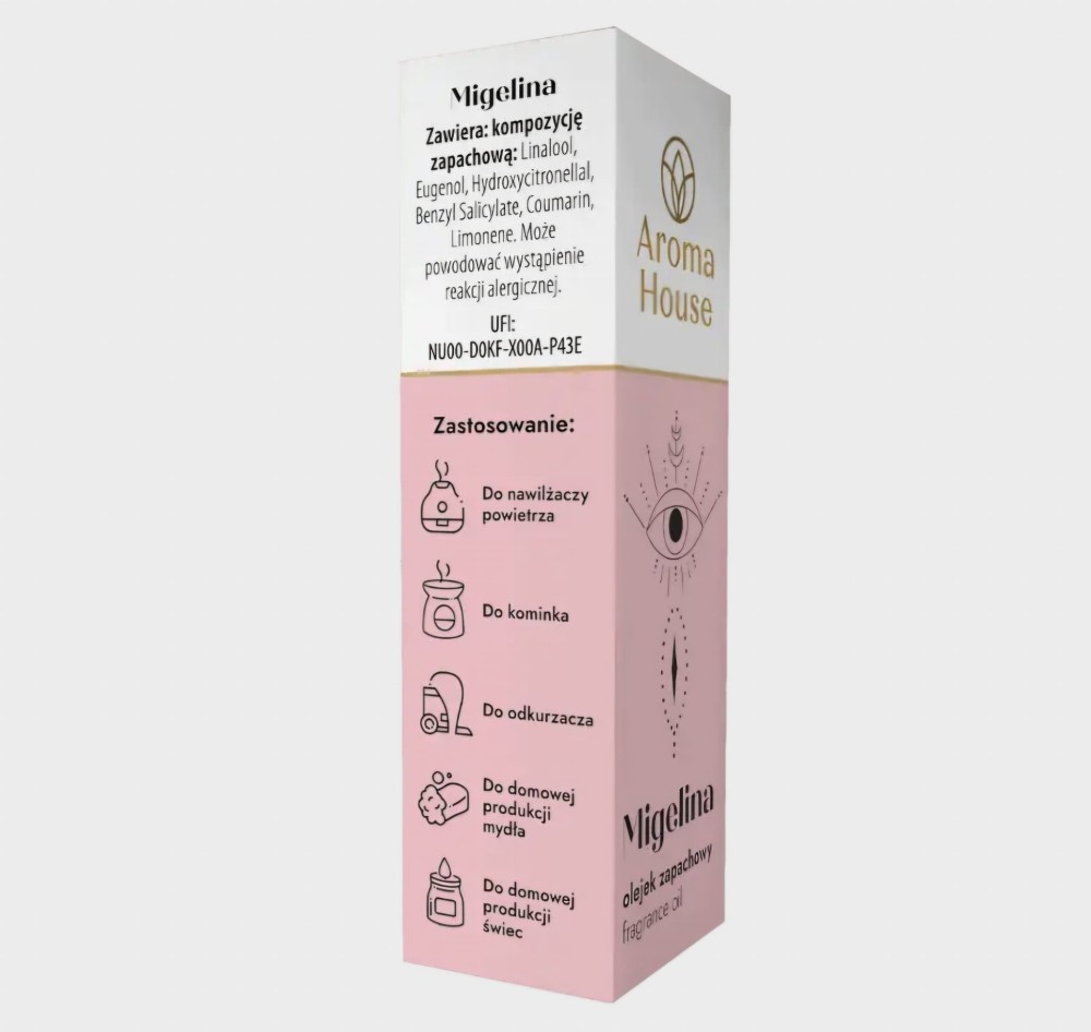 Aroma House Olejek zapachowy Migelina 10ml – do dyfuzora i codziennego sprzątania