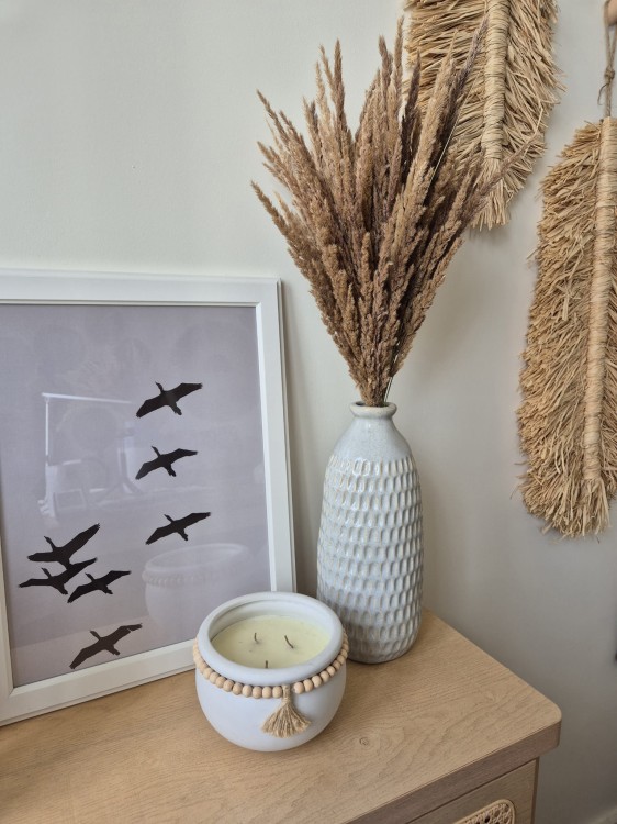 Bukiet Sepia - Boho suszone naturalne trawy 100 sztuk 68cm