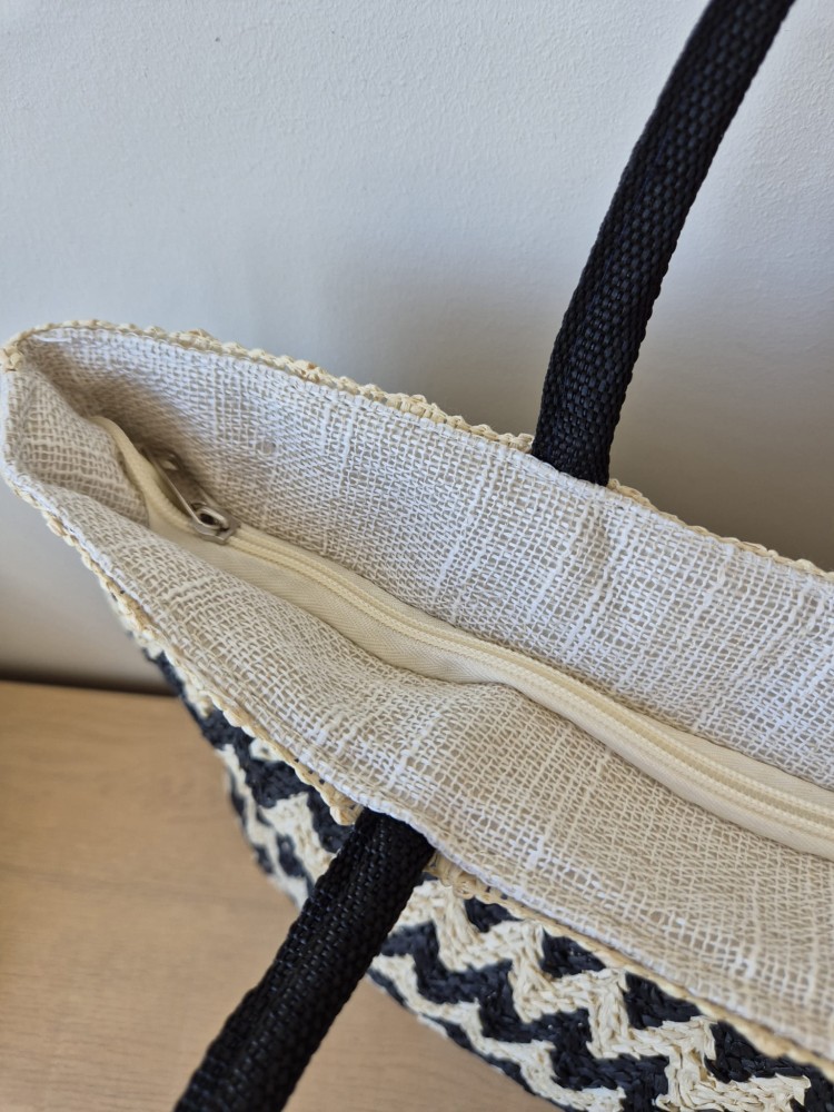 Zella - Boho torebka zapinana na zamek