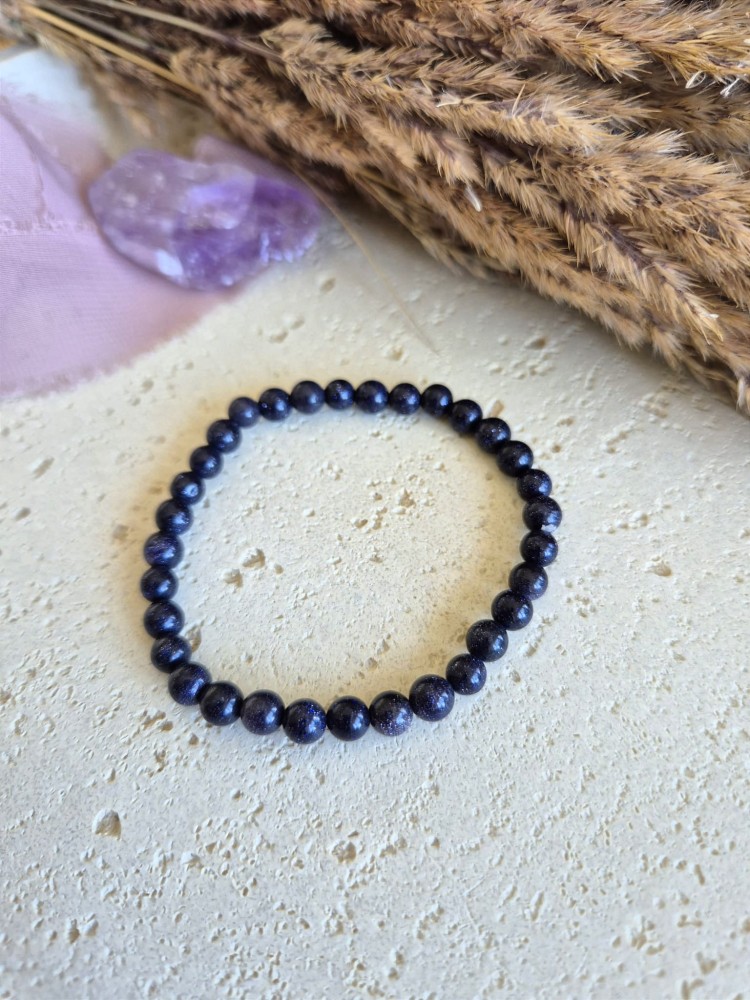 Bransoletka zodiakalna BYK noc kairu kule 6mm na gumce – odwaga i harmonia