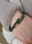 Bransoletka Verde – Zielone Tygrysie Oko i Mosiądz | Zapięcie toggle 19 cm