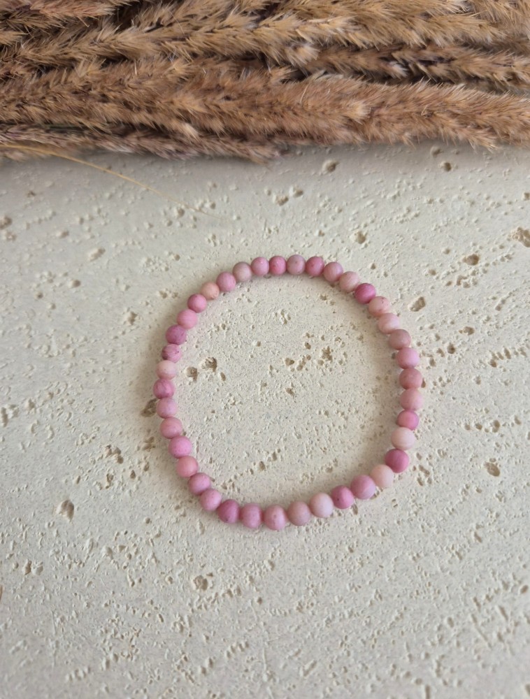 Rodonit Kamień serca - mat 4,5 mm