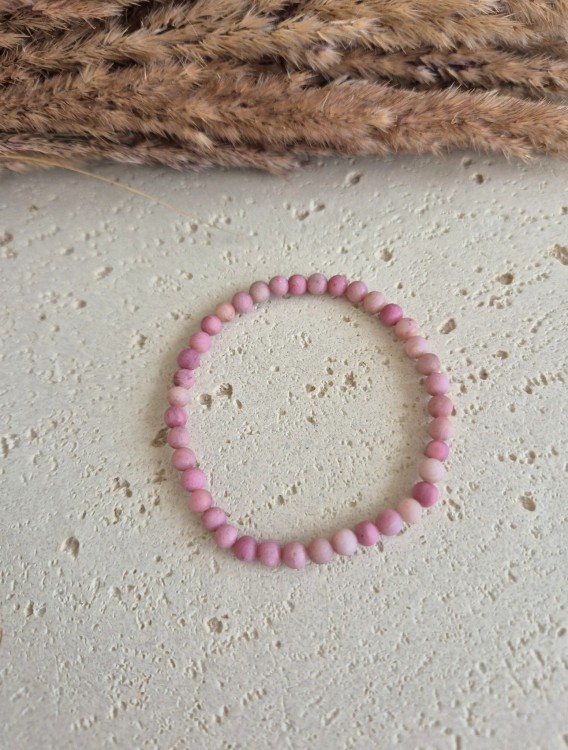 Rodonit Kamień serca - mat 4,5 mm
