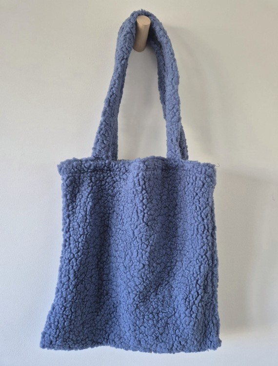 Teddy - Shopperka na zakupy, torba na ramię | Boucle niebieski