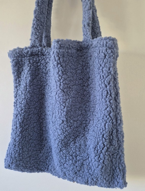 Teddy - Shopperka na zakupy, torba na ramię | Boucle niebieski