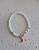 Amulet Dobrostanu i Harmonii | Księżyc – Bransoletka na gumce z jadeitem i stal szlachetna