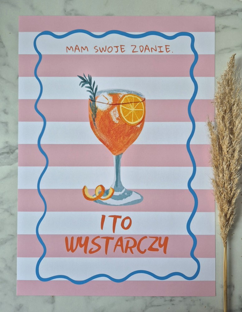 Mam swoje zdanie. I to wystarczy - plakat a4/a3