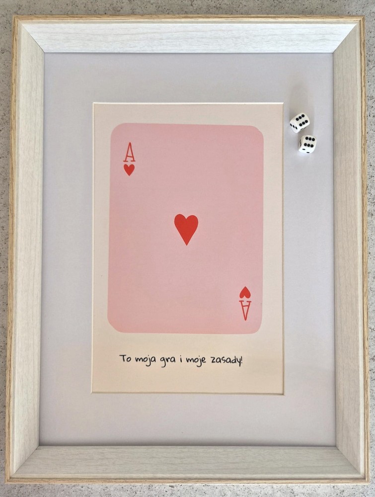 To moja gra i moje zasady! - plakat a4/a3