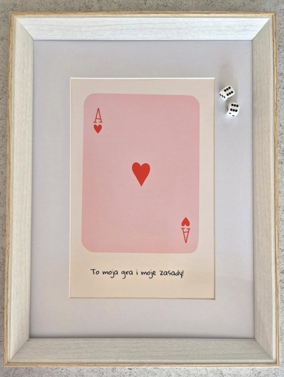 To moja gra i moje zasady! - plakat a4/a3