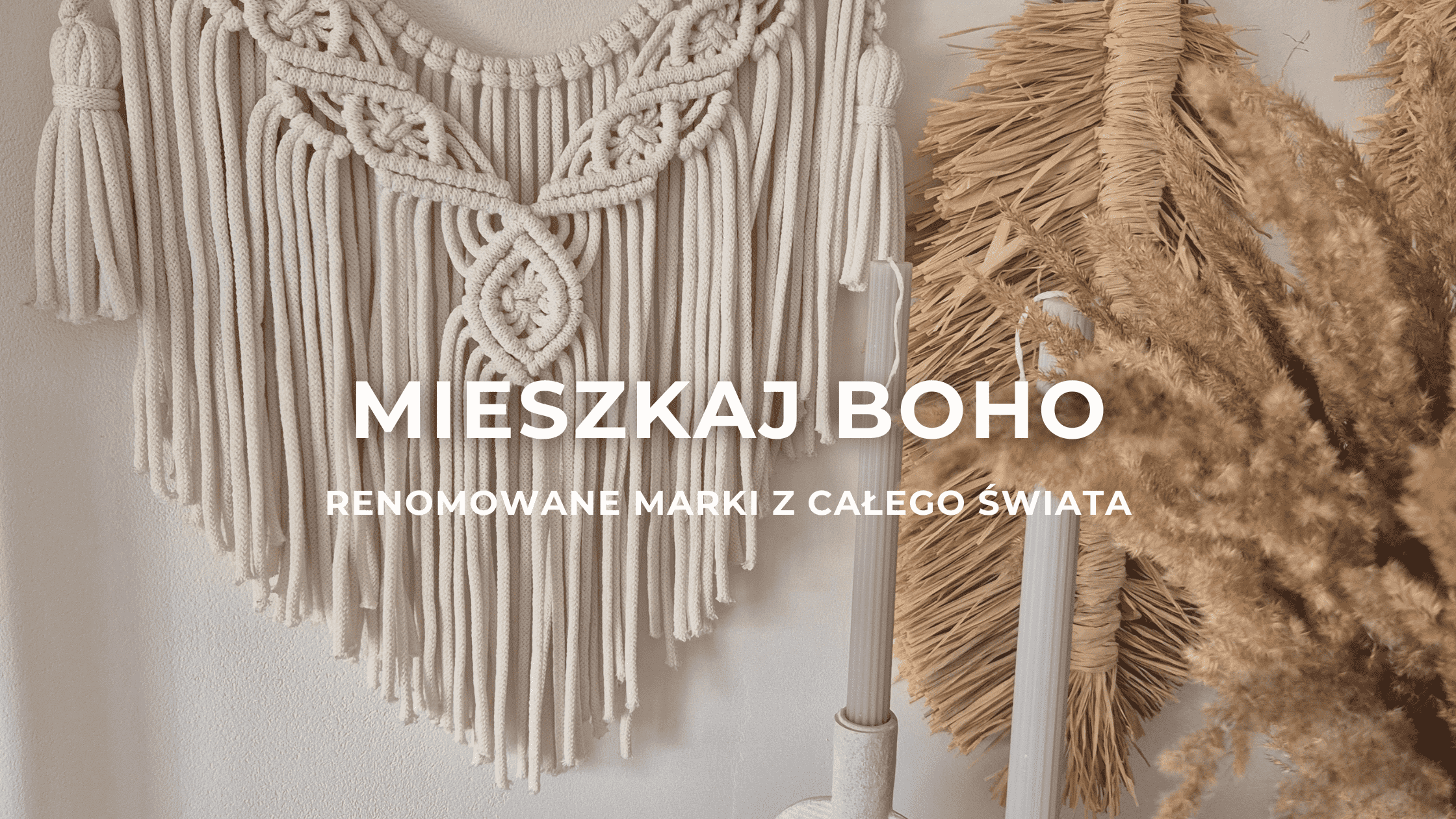Dodatki w stylu boho - dekoracje, poduszki, lustra, kosze do przechowywania
